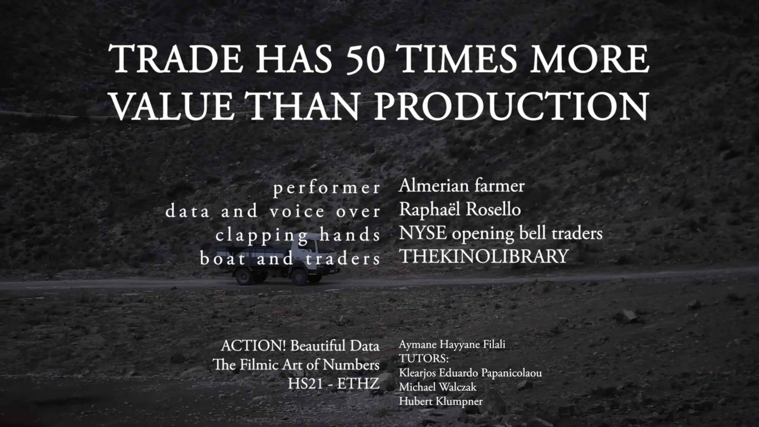 Trade Has 50 Times More Value Than Production